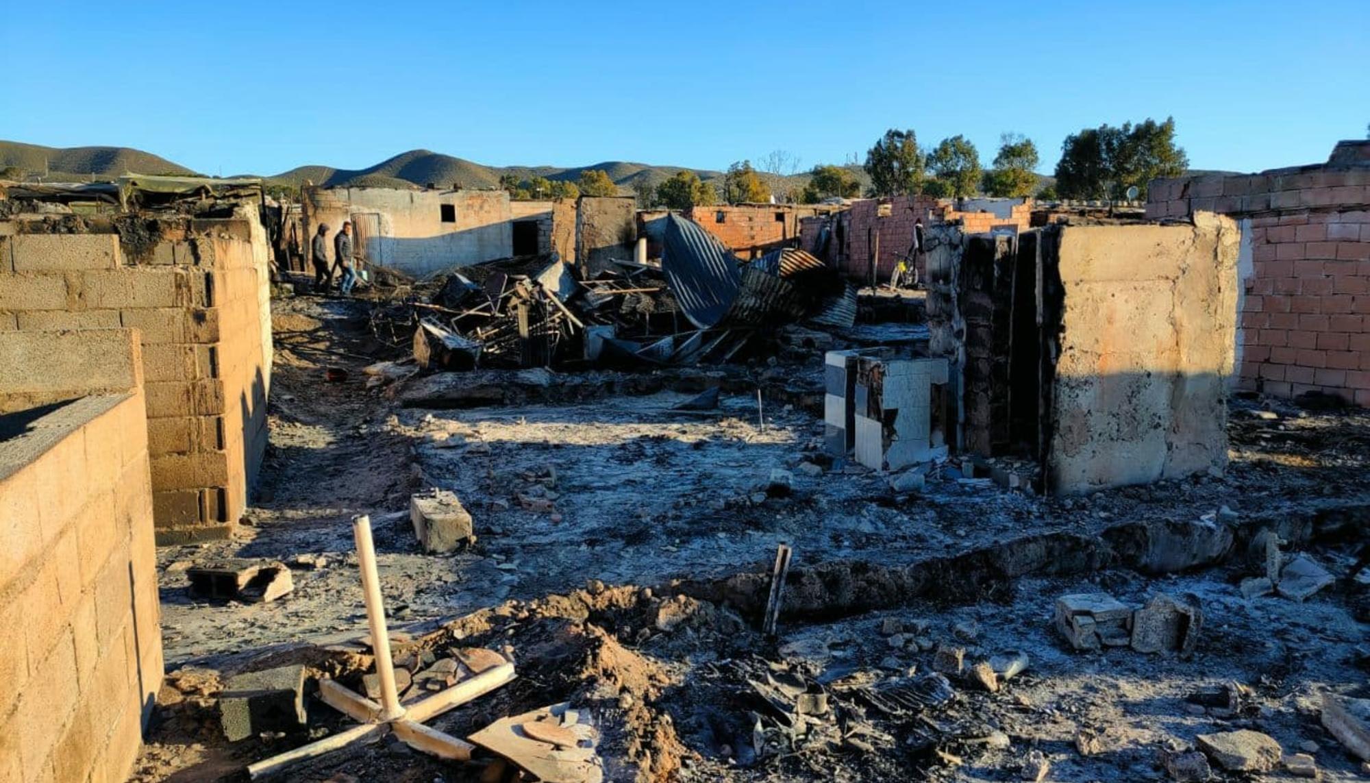 Chabolas incendio Níjar 1